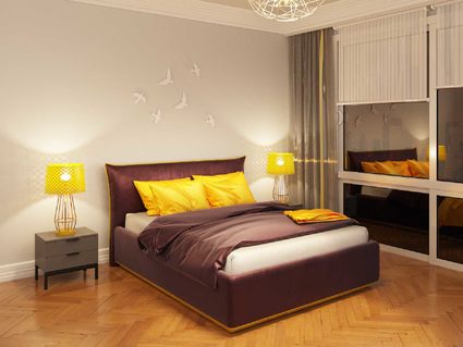 Кровать Nuvola Sicilia Next 103 (с основанием) 160х190