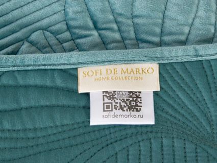 Покрывало Софи де Марко Бенита (морская волна) 240х260