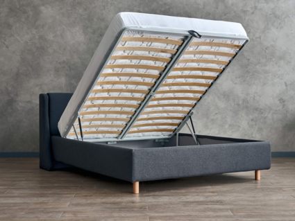 Кровать Сонум Barcelona Кашемир Бежевый (с подъемным механизмом) 160х190