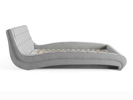 Кровать Сонум Milano Экокожа Графит (с подъемным механизмом) 140х190