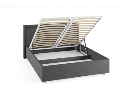 Кровать Сонум Bergamo Рогожка Мокко (с подъемным механизмом) 180х200