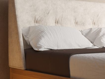 Кровать DreamLine Лацио 4 бук Натуральный/бежевый 180х200