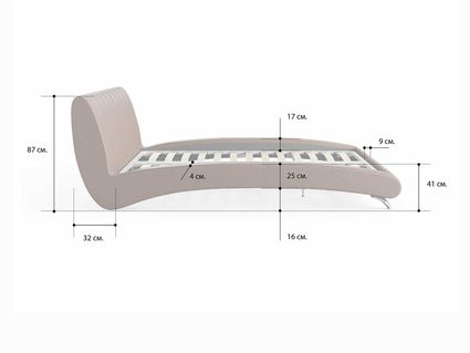 Кровать Сонум Verona Энигма Ментол 180х190