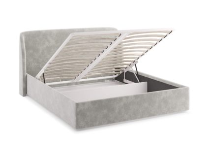 Кровать Сонум Nicole Рогожка Графит (с подъемным механизмом) 140х190