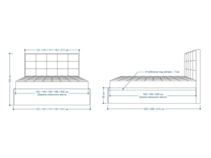 Кровать Lonax Адель велюр Dolly-1 120х195