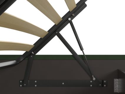 Кровать Lonax Милана велюр Dolly-3 (с подъемным механизмом) 120х195