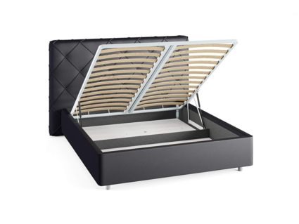 Кровать Сонум Manhattan Рогожка Мокко (с подъемным механизмом) 200х190