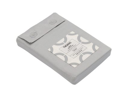 Наволочка Tkano Essential серая (умягченный сатин) 2 шт. 70х70