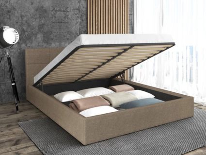 Кровать Sontelle Belart Malta Beige с подъемным механизмом 80х200