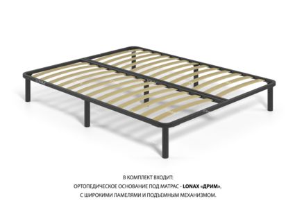 Кровать Lonax Адель велюр Dolly-3 (с подъемным механизмом) 200х190