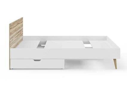 Кровать Сонум Ines Ясень ориноко + белый 140х200